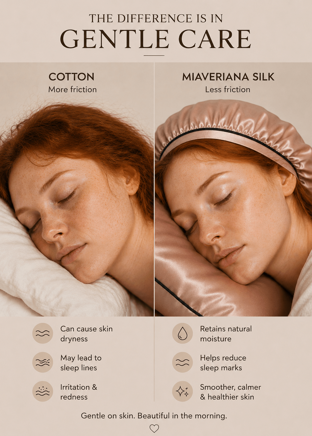 Mulberry Silk Sleep accessories - MIAVERIANA