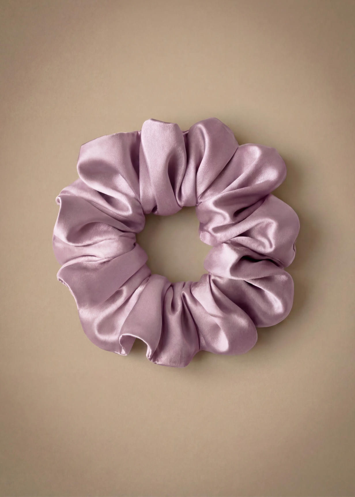 LARGE CLASSIC SILK SCRUNCHIE LILAC