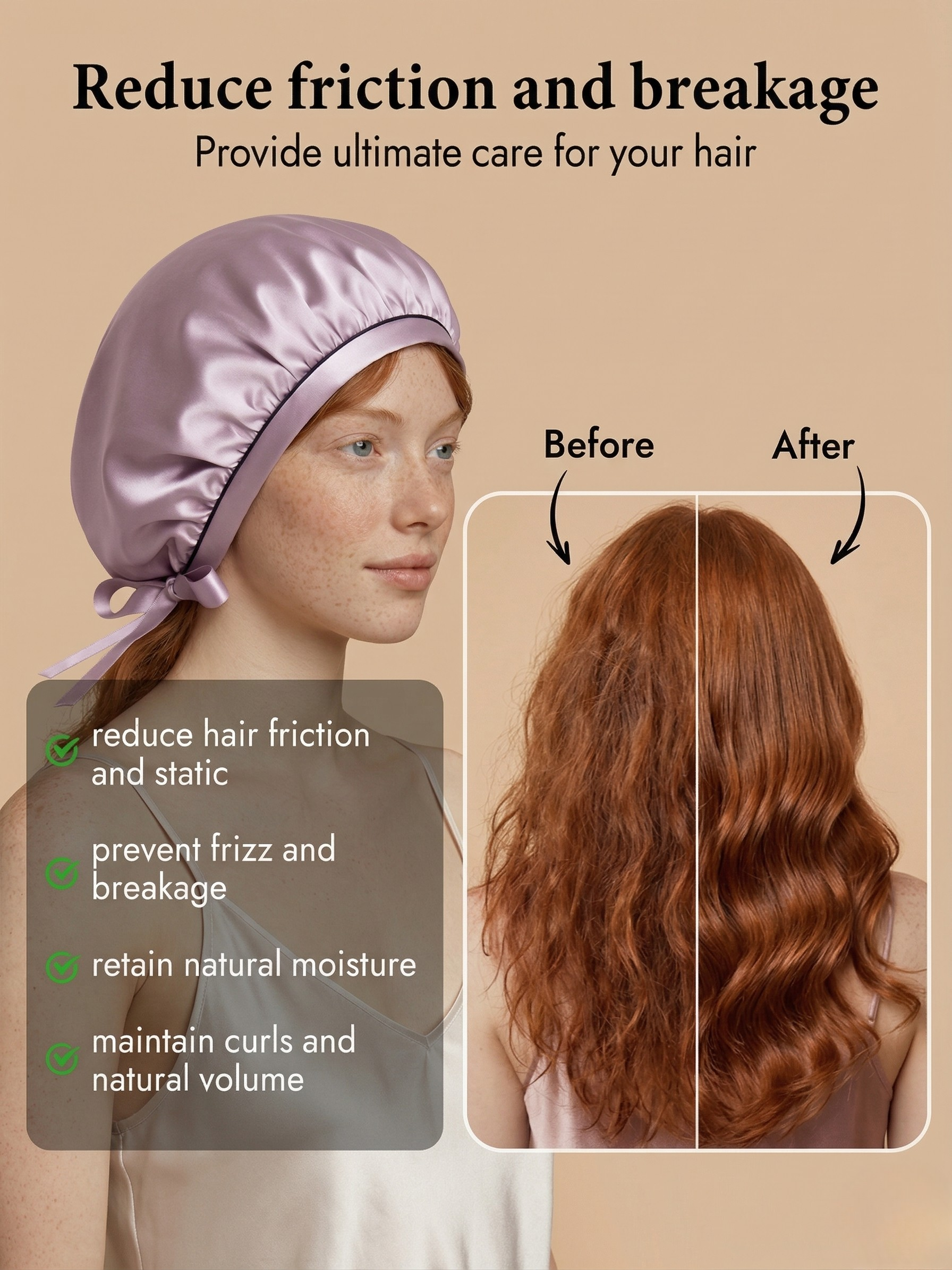 HAARHAUBE SEIDE MAULBEERFLIEDER