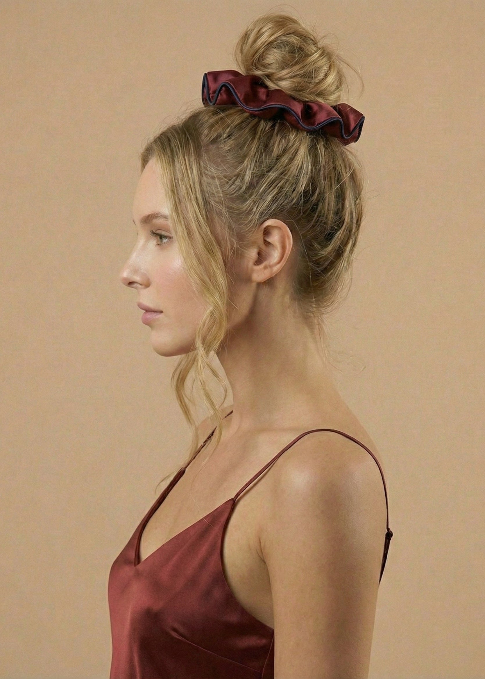 SCRUNCHIE-SET ROT RUBIN