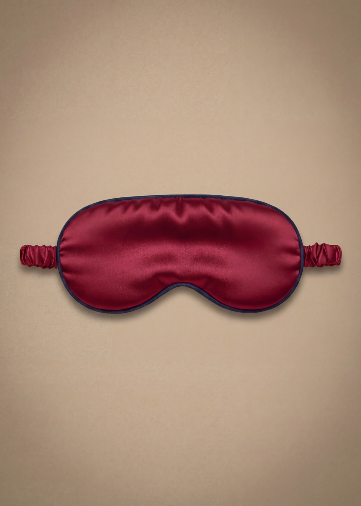 Seidenaugenmaske Rot Rubin