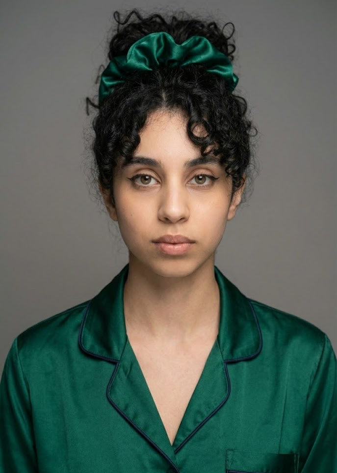 GROSSER SEIDENSCHAUM GRÜN SMARAGD