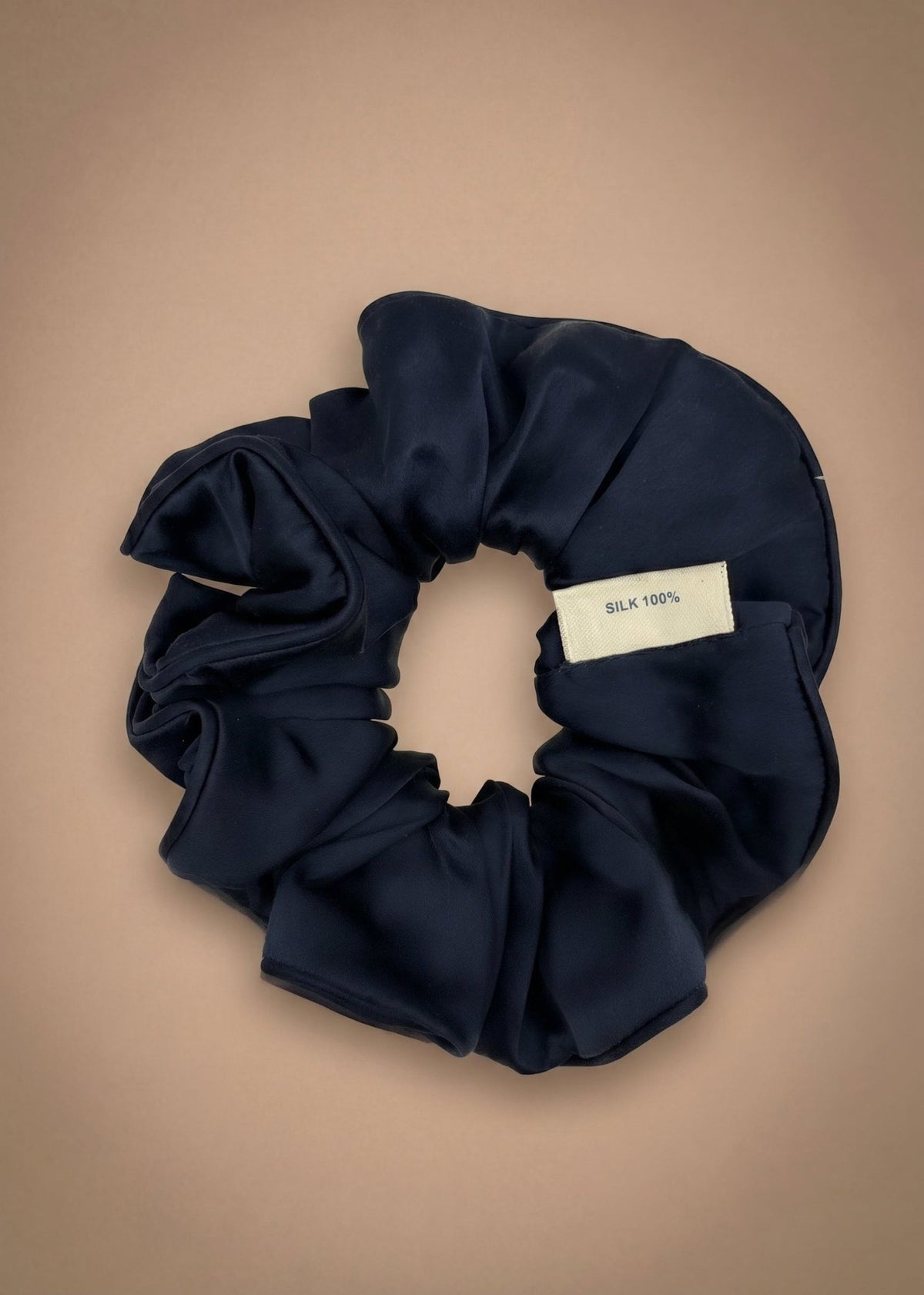 Mulberry Silk Scrunchie with Signature Trim - MIAVERIANA