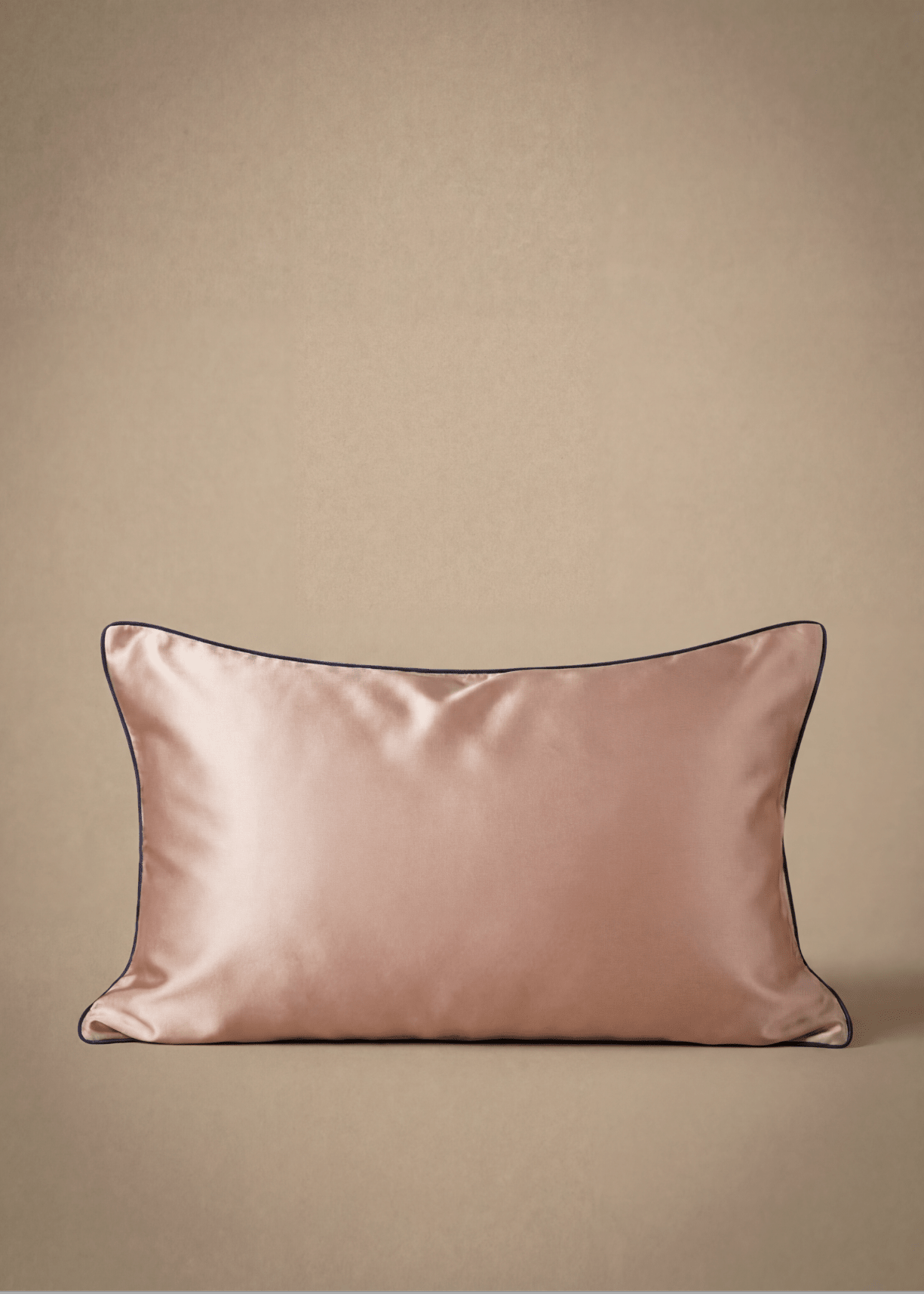 Rose gold silk pillowcase by Miaveriana