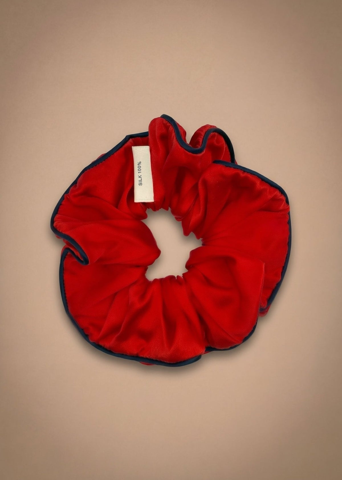 Mulberry Silk Scrunchie with Signature Trim - MIAVERIANA